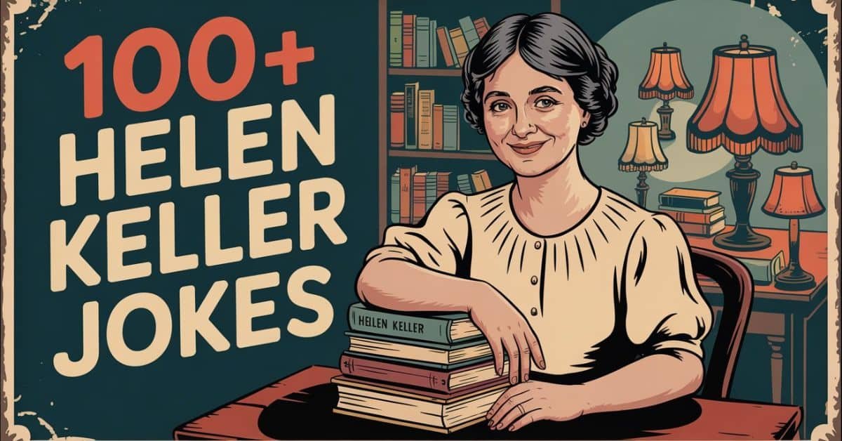 Read more about the article 100+ Helen Keller Jokes You Probably Shouldn’t Tell