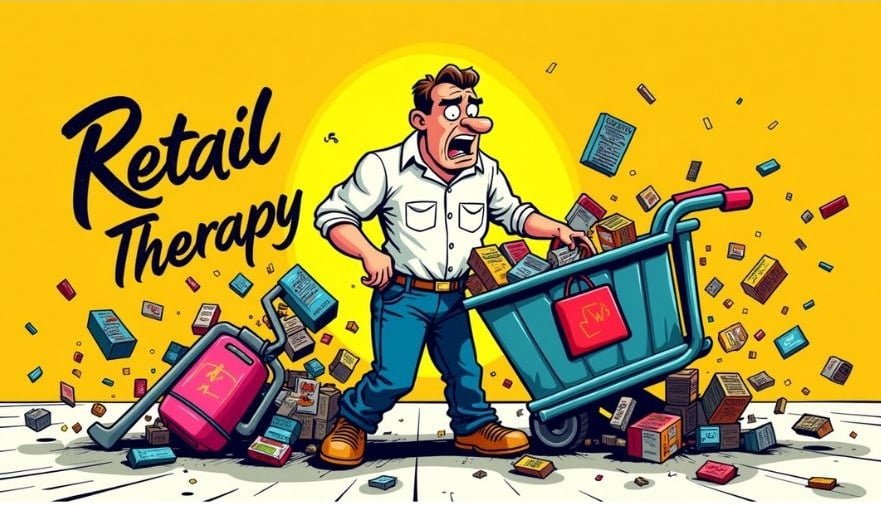 Retail Therapy & Shopping Cart Catastrophes....Tuesday Dad Jokes