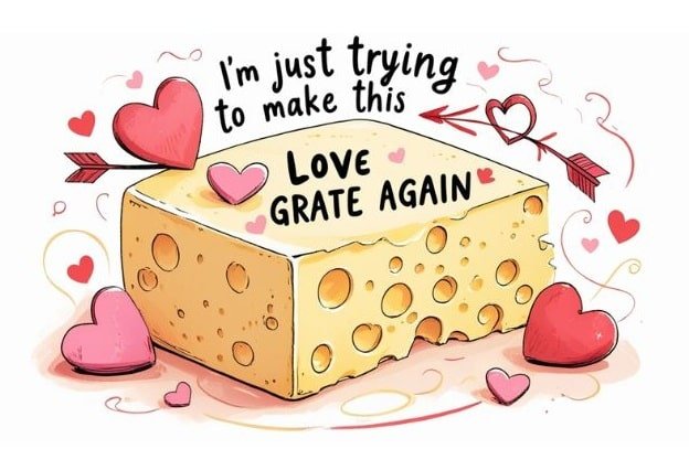 Crumbly but Cute: Love & Feta...150+ Cheese Valentines Puns