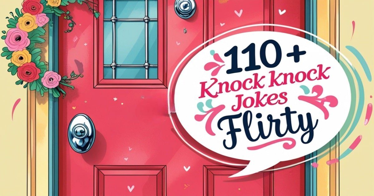 You are currently viewing 110+ Knock Knock Jokes Flirty Enough to Make You Blush