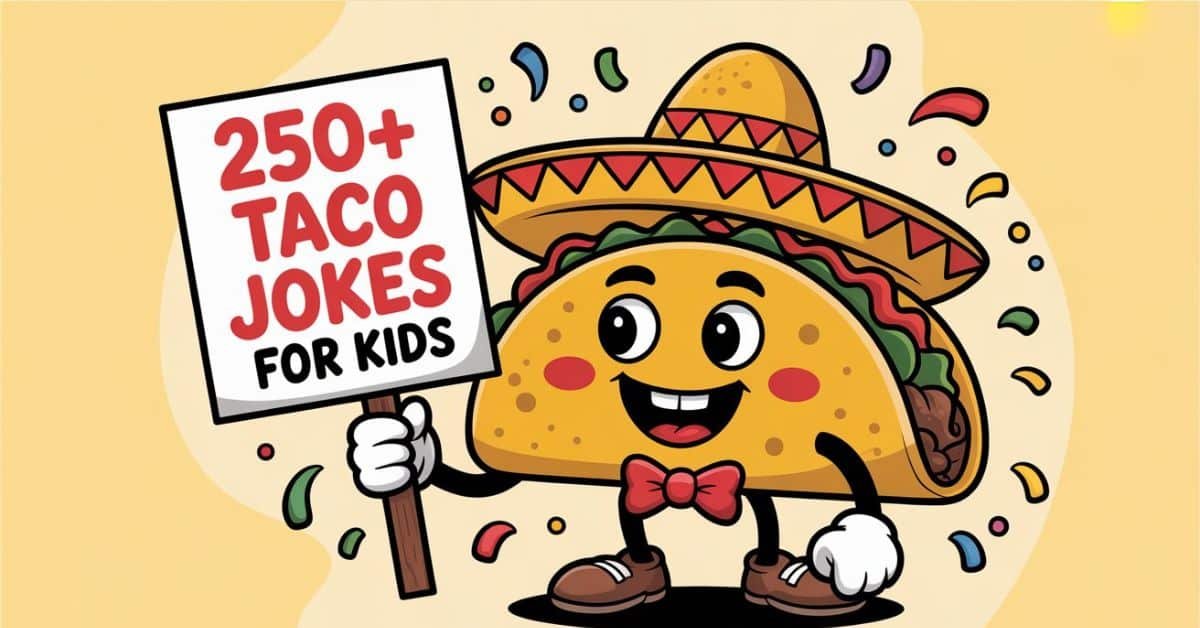 Read more about the article 250+ Taco Jokes for Kids That Shell Out Laughs