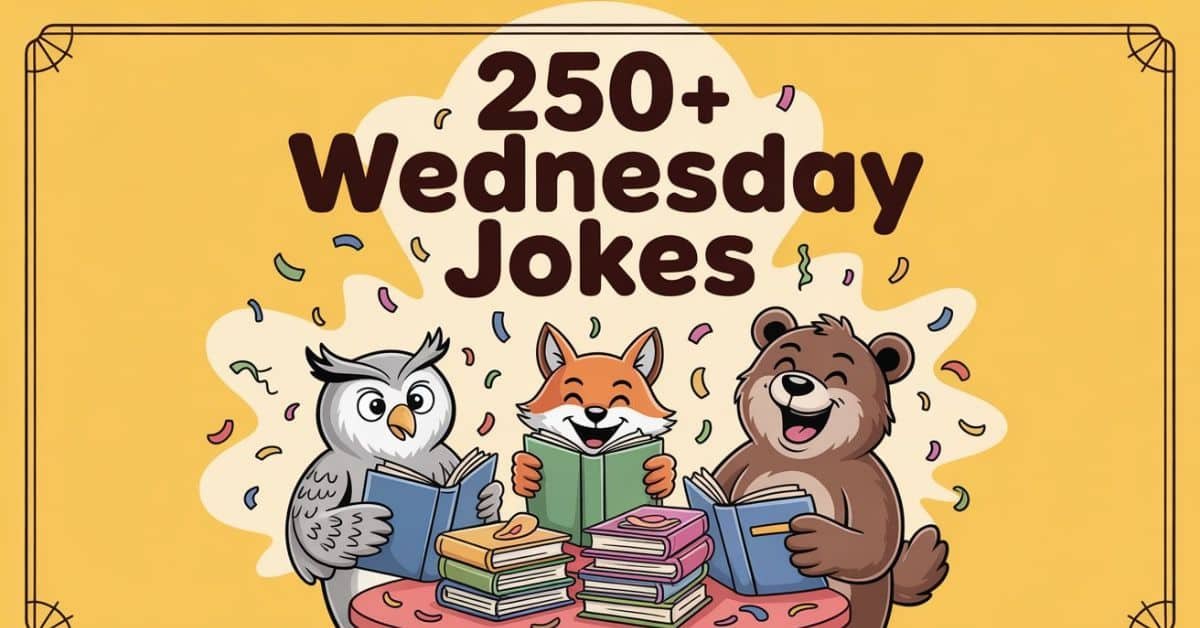 You are currently viewing 250+ Wednesday Jokes to Help You Hump Day