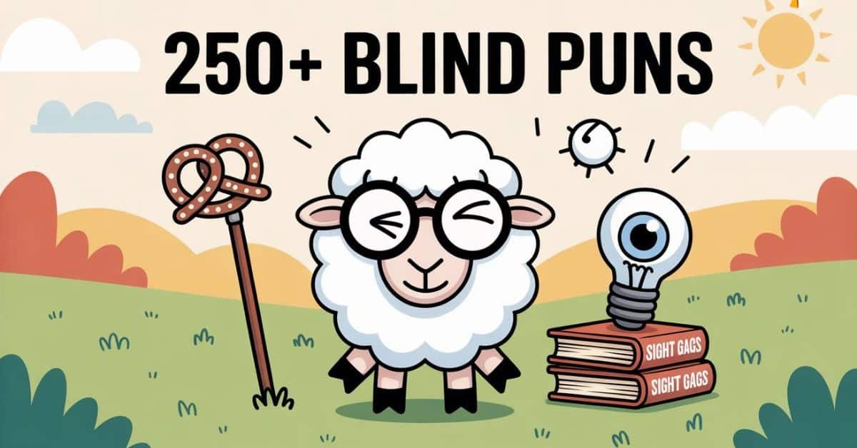 You are currently viewing 250+ Blind Puns You Didn’t See Coming