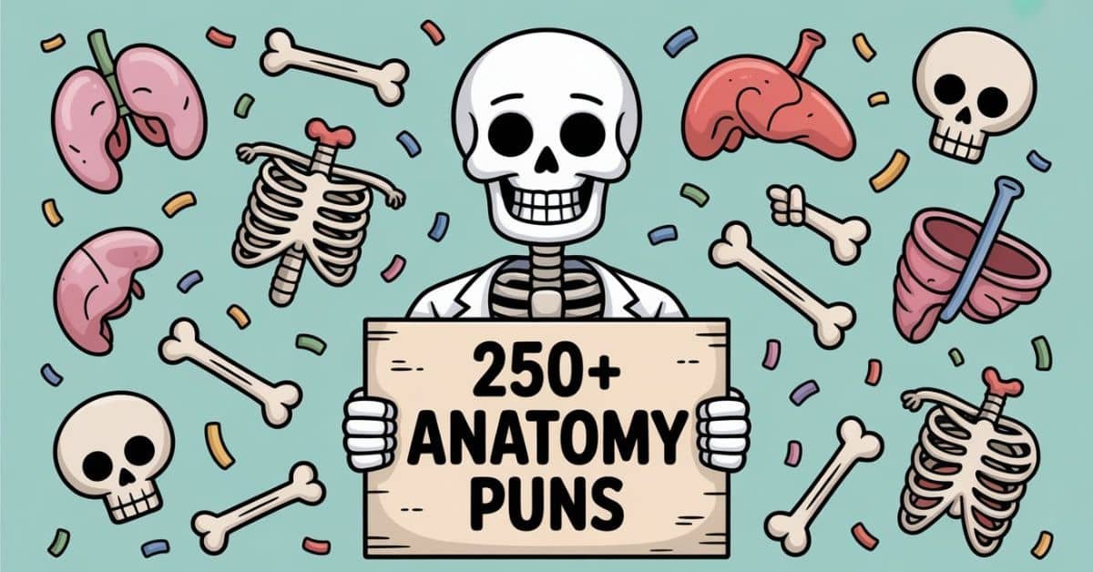Read more about the article 250+ Anatomy Puns That’ll Tickle Your Funny Bone