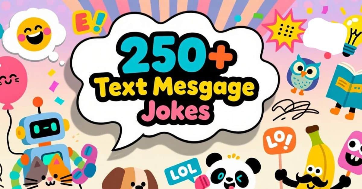 You are currently viewing 250+ Text Message Jokes for Instant LOLs